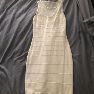 White Guess Bodycon Dress